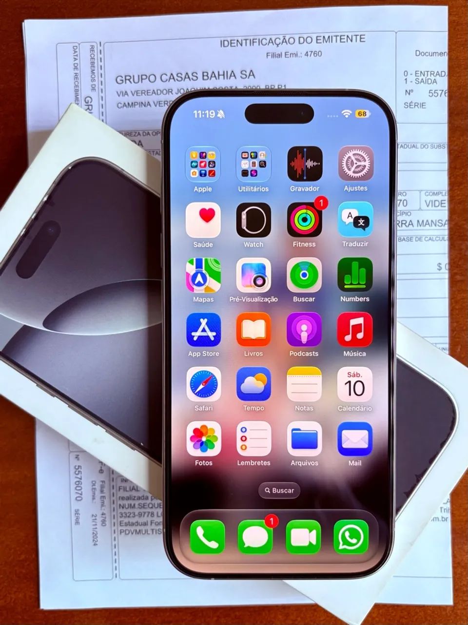 Apple iPhone 16 Pro Branco Titânio 128 GB - Foto 4
