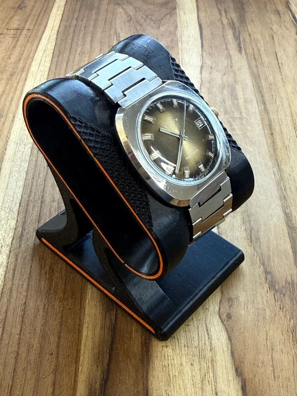Relógio Edox Automatic Cushion - 1969 - Foto 3