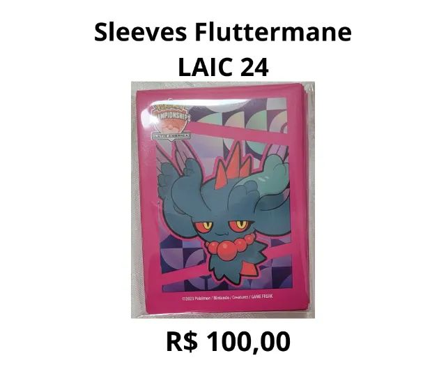 Pokémon - Sleeves protetores de cards EXCLUSIVOS dos torneios internacionais - Foto 5