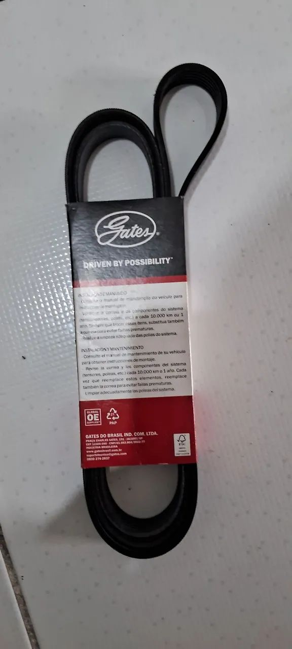 Correia micro v Gates 6pk1822 Renault e Ford  - Foto 3