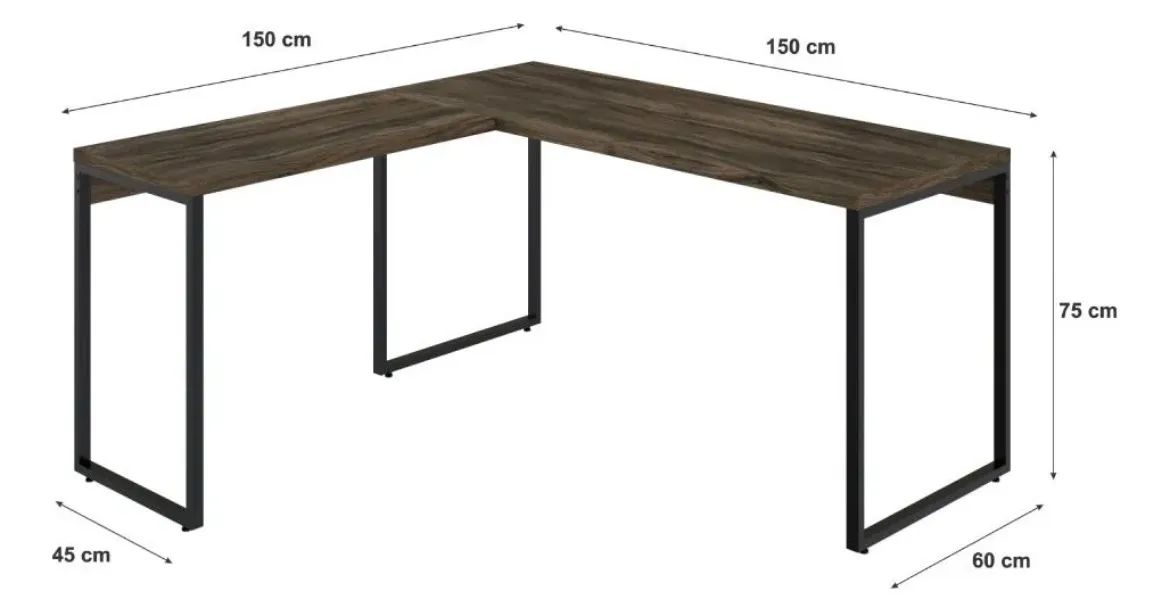 Mesa em L 1,50 x 1,50 - Foto 4