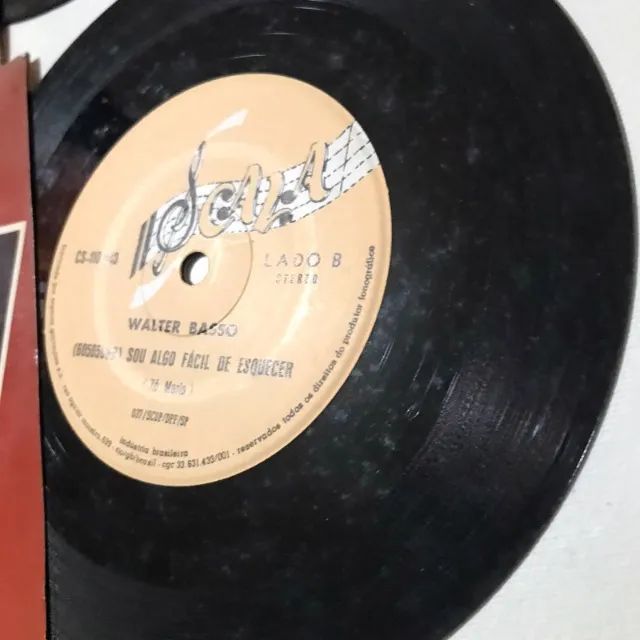disco de vinil compacto Walter basso brega rock - Foto 3