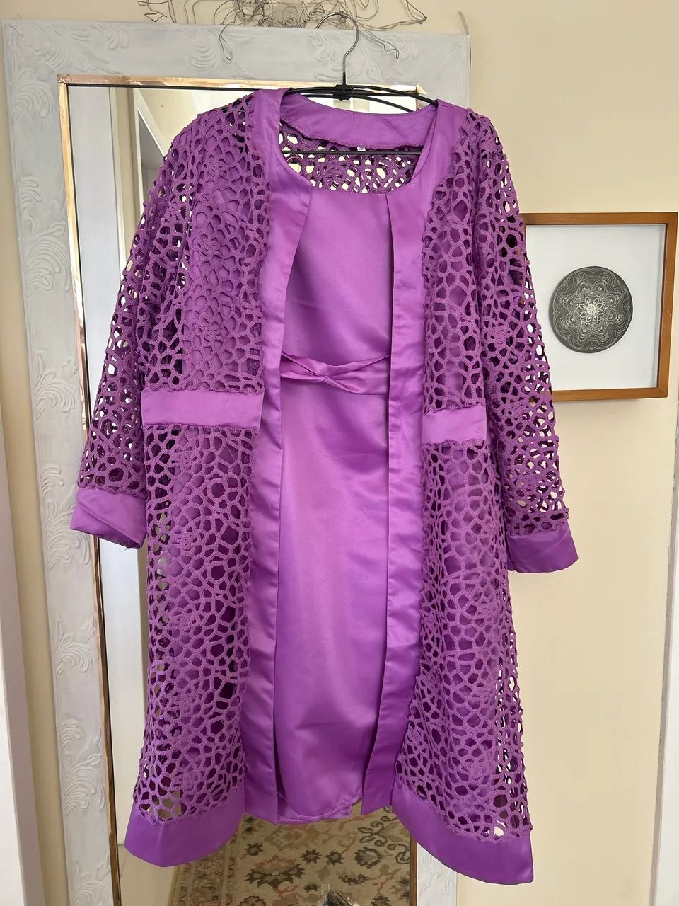 Vestido com cardigan (conjunto) plus size - Foto 2