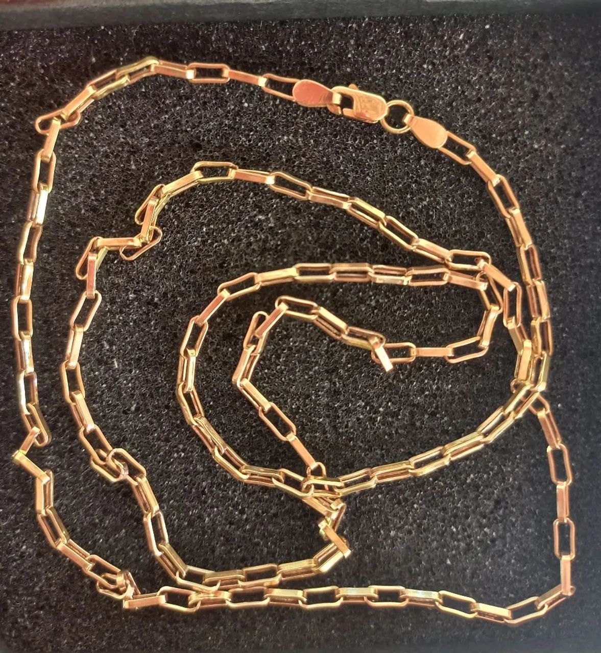 Cordão de ouro 18k estilo corrente.  - Foto 4