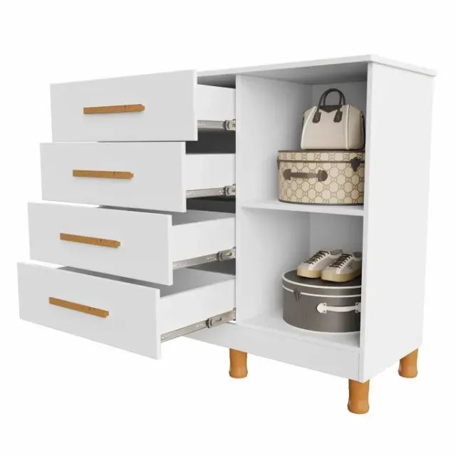 Cômoda para quarto (chave inclusa) - Foto 3