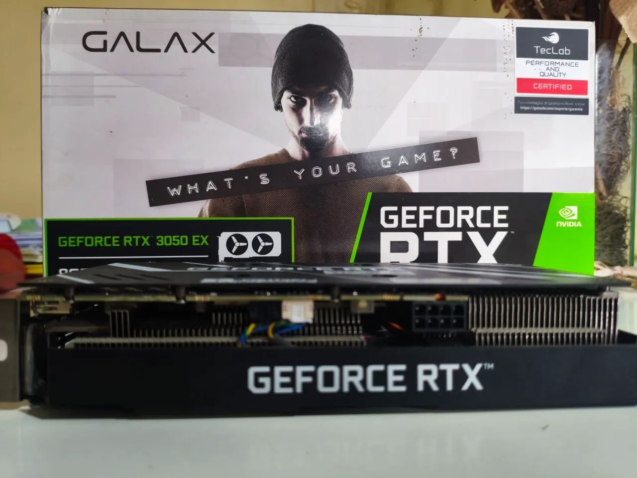RTX 3050 8GB Nunca aberta, SEM DEFEITOS, funcionando perfeitamente  - Foto 2