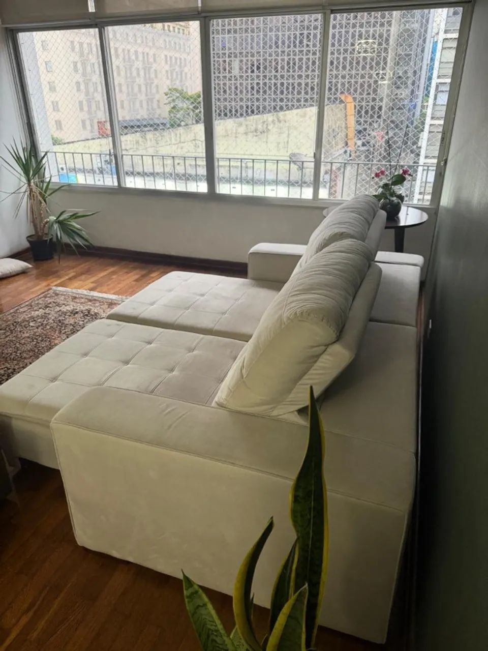 Sofá-cama Bege em ótimo estado - Foto 3