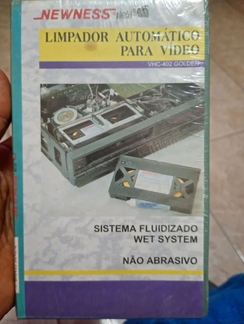 LIMPADOR AUTOMÁTICO PARA VÍDEO CASSETE LACRADO 