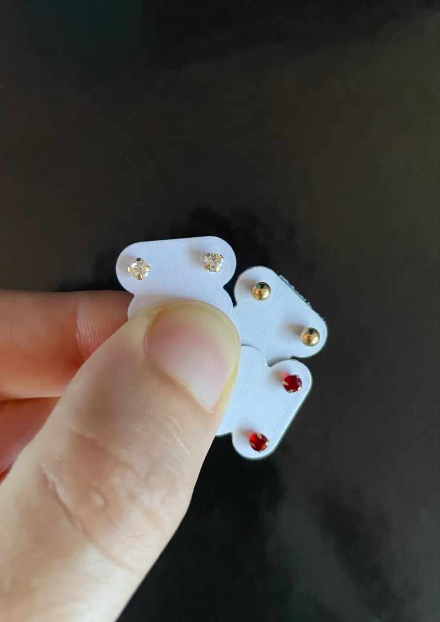 Brincos novos de ouro 18k - Foto 3