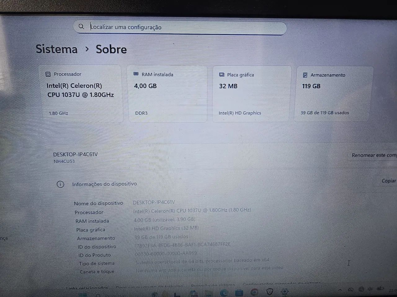 Notebook Ultra Thin U25, 4GB RAM, 128GB SSD - Foto 4