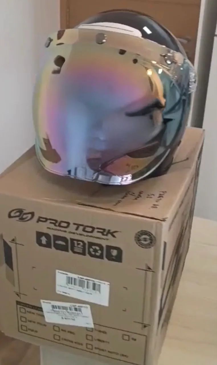 Capacete aberto custom