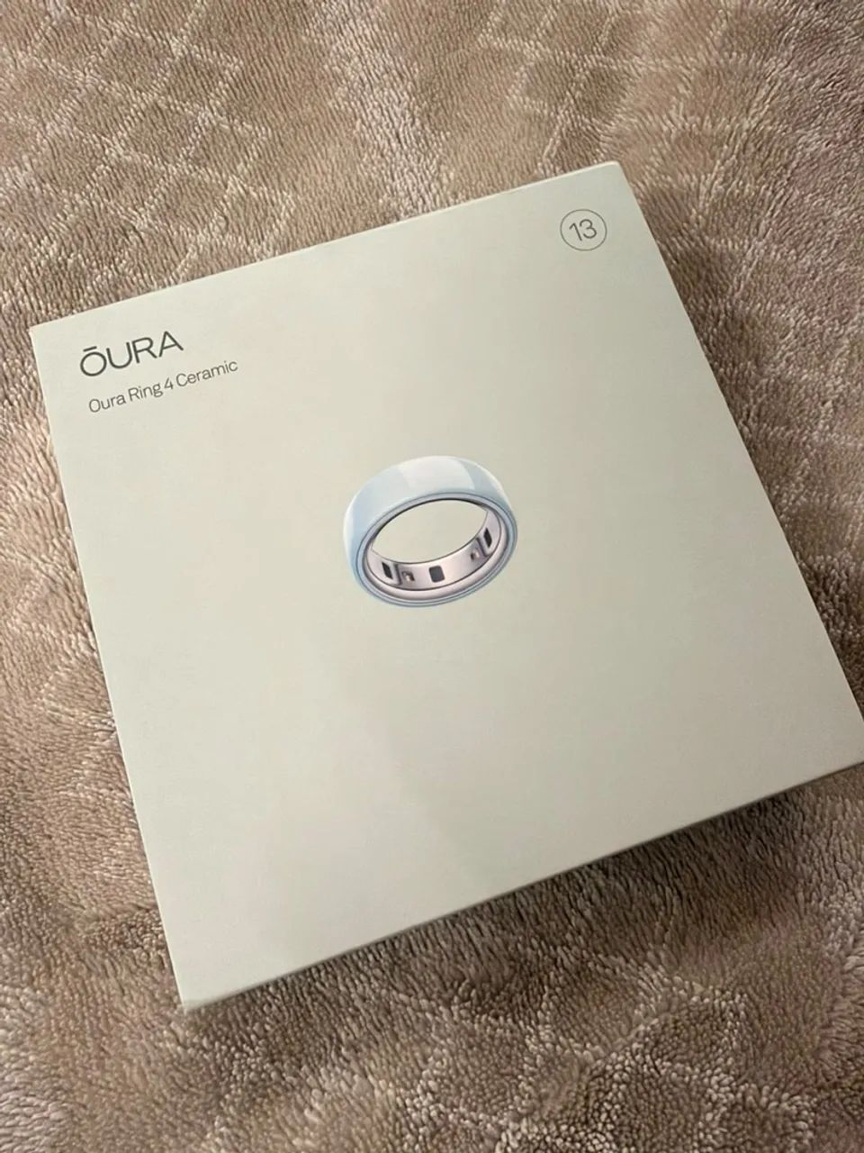 Oura Ring 4 - Ceramic - Tam 13 - Foto 4