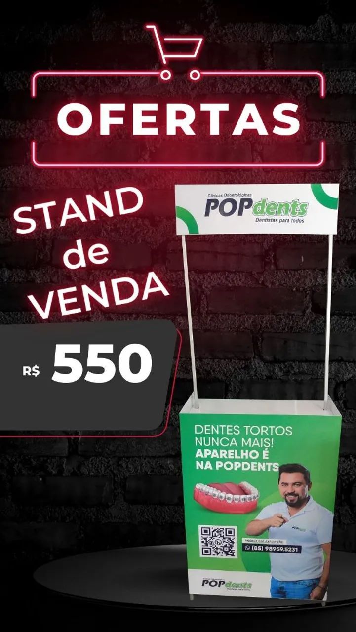 Stand de vendas personalizados 
