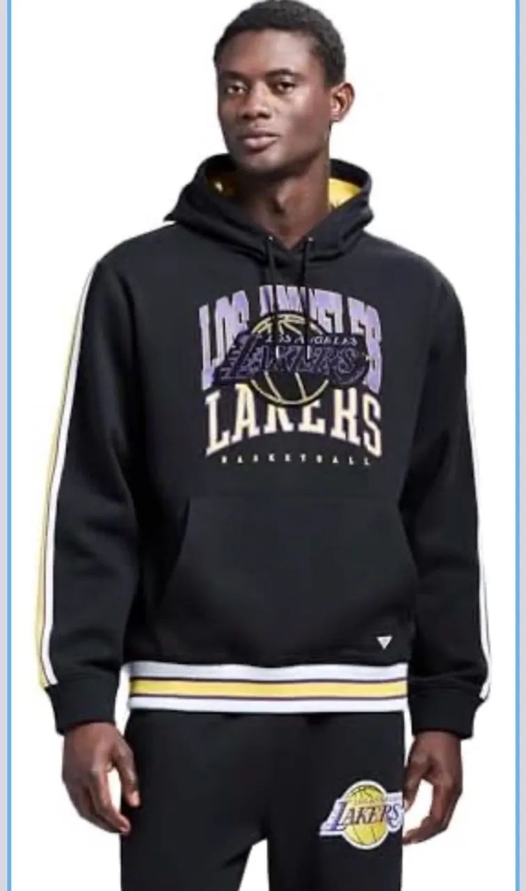Suéter com capuz X Nba Officially Licensed - Foto 5