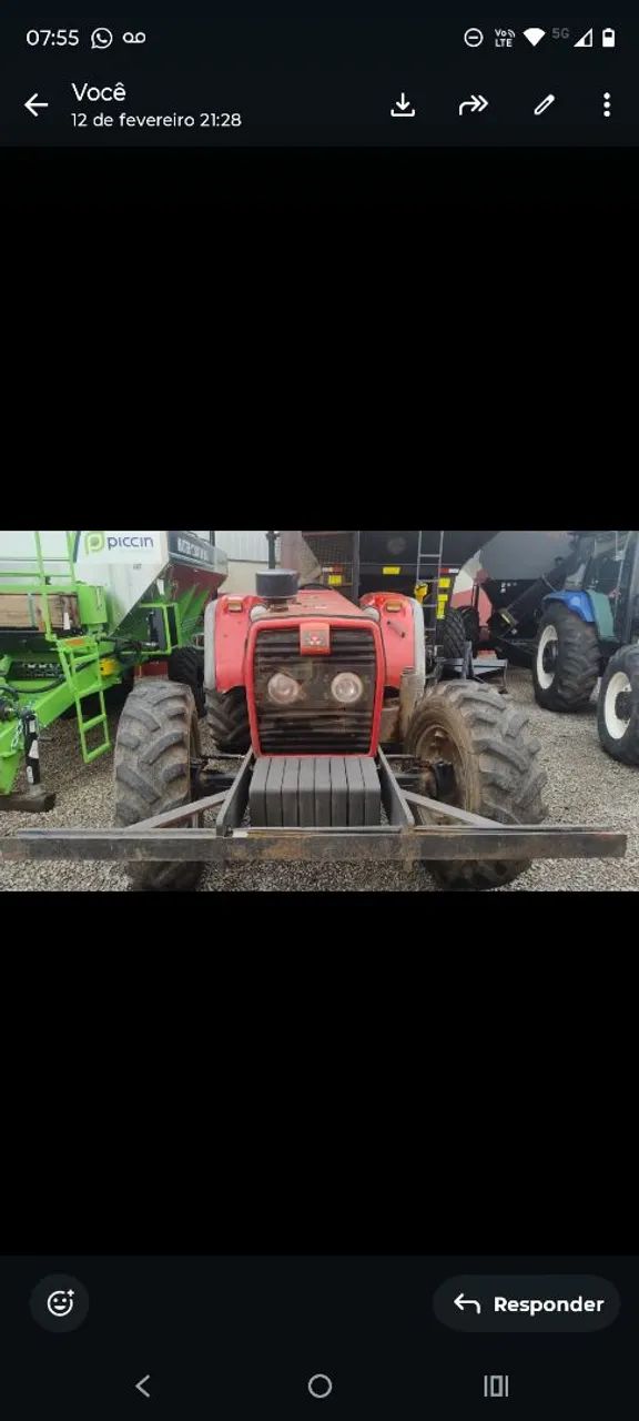 Trator Massey Ferguson 283 Advanced apenas 4000 horas - Foto 5