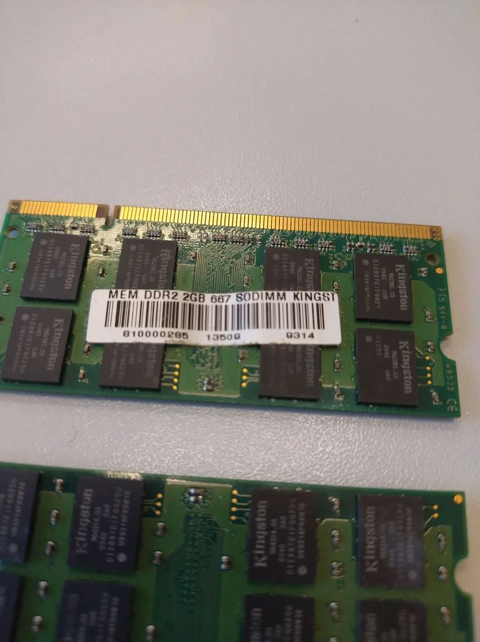 6 Memórias RAM 2GB cada DDR2 para Notebook -2 Hynix, 2 Kingston e 2 Smart - Foto 3