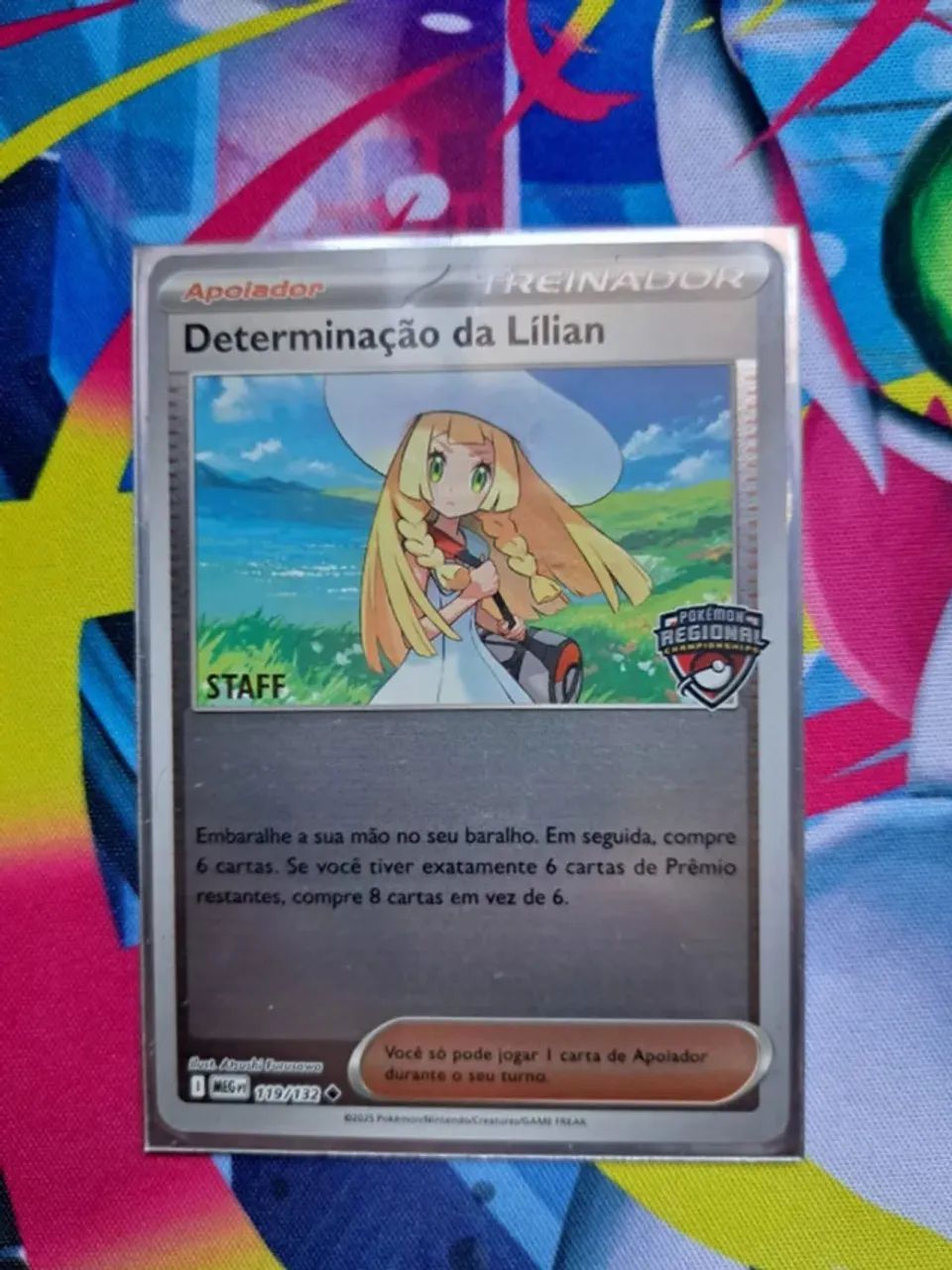 CARTA DE STAFF DETERMINAÇÃO DA LILIAN POKEMON TCG
