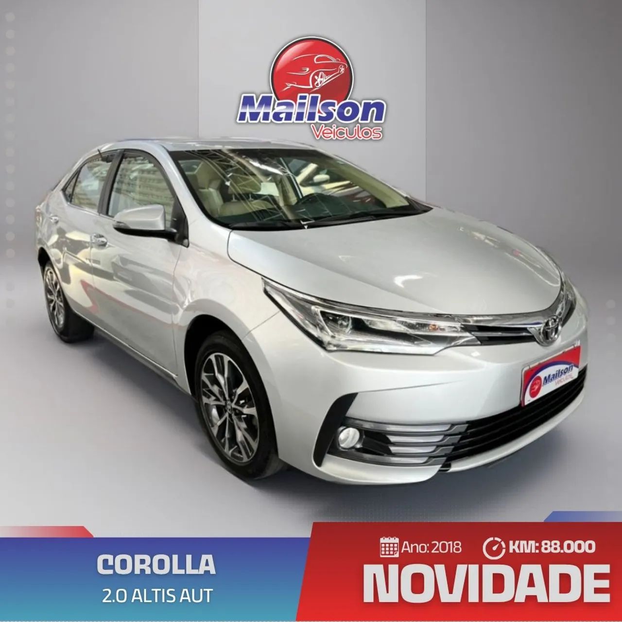 Toyota Corolla Altis 2.0 Flex 16V Aut. 2018