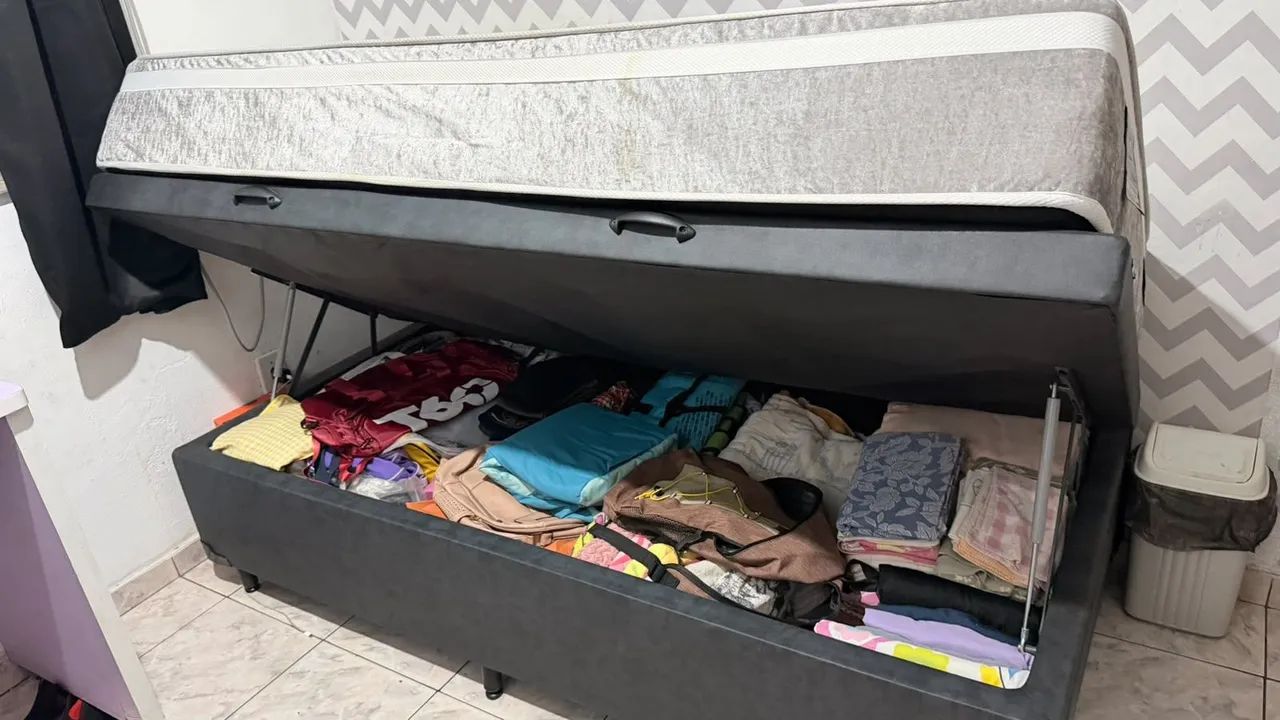 Vendo Cama Box c/ colchão  - Foto 5