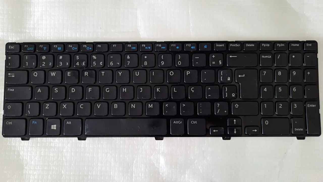 Teclado para notebook DELL INSPIRON, versões compatíveis conforme descrição