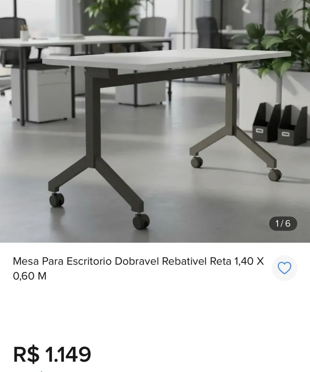 Mesa de escritório reclinável  - Foto 5