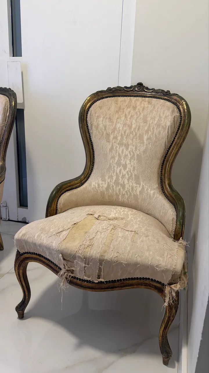 Poltronas Neoclássica Luís XV