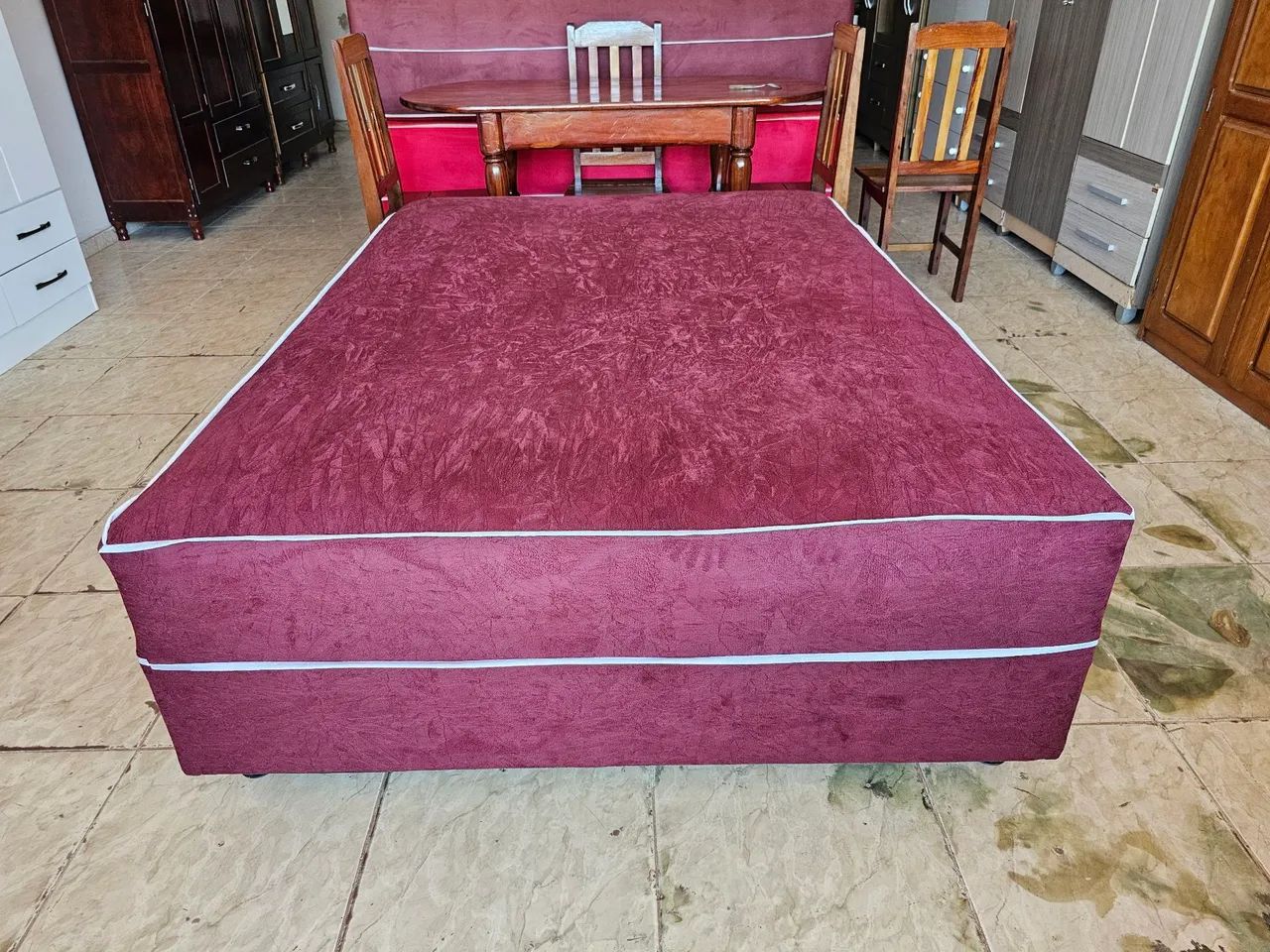 Cama unibox nova molas ensacada  - Foto 4