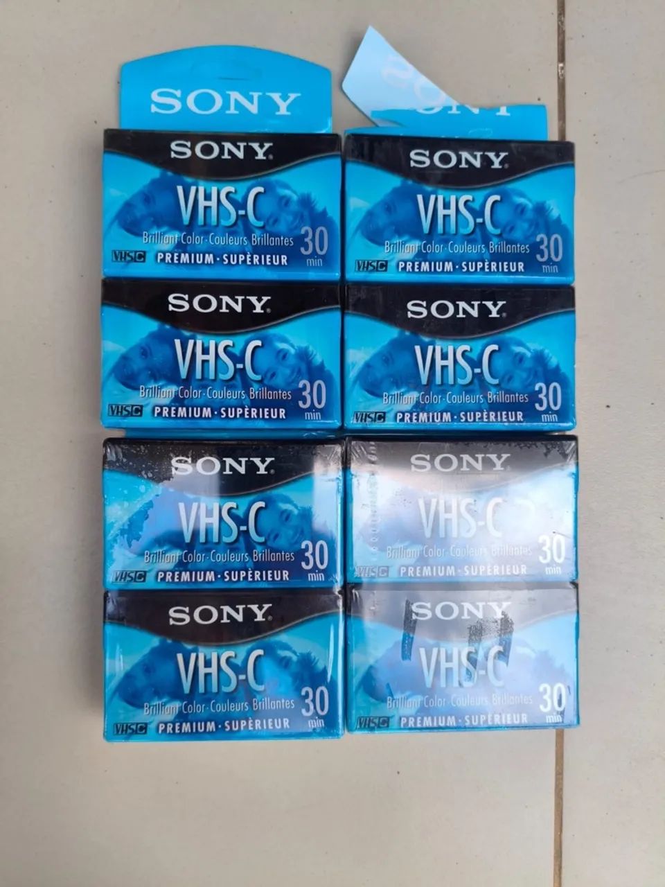 fita cassete VHS-C SONY