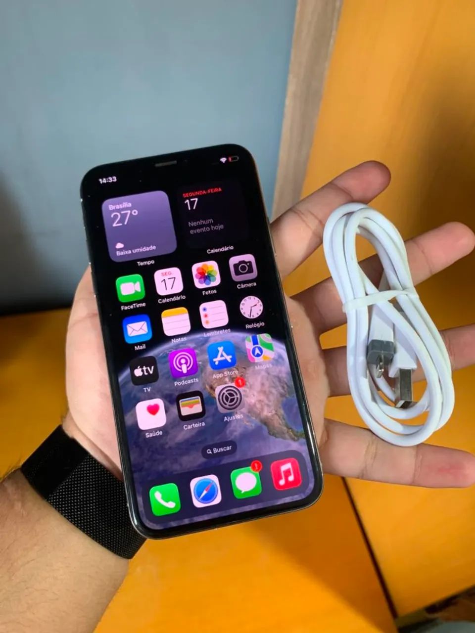 iPhone X Branco 64 GB - Foto 3