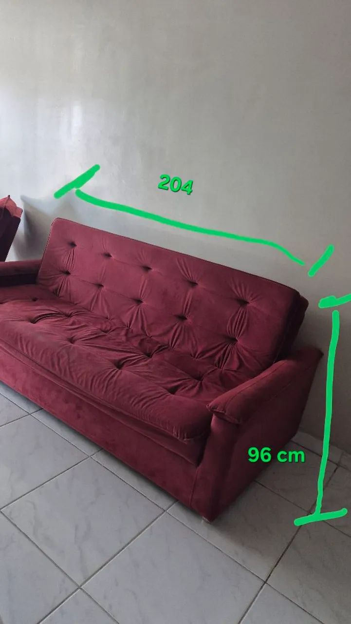Sofá Cama Casal 3 Lugares  - Foto 2