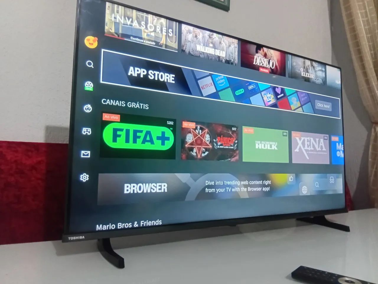 Tv smart Toshiba 40 polegadas novíssima ainda na garantia  - Foto 4