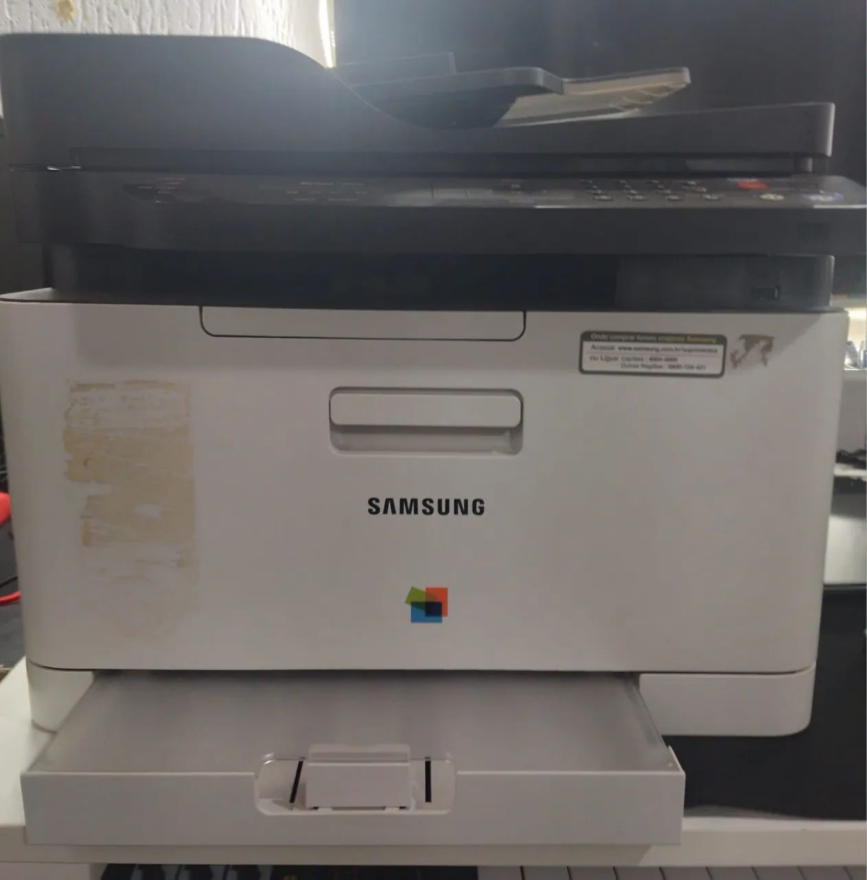 Impressora multifuncional cor Samsung Xpress SL-C480FW