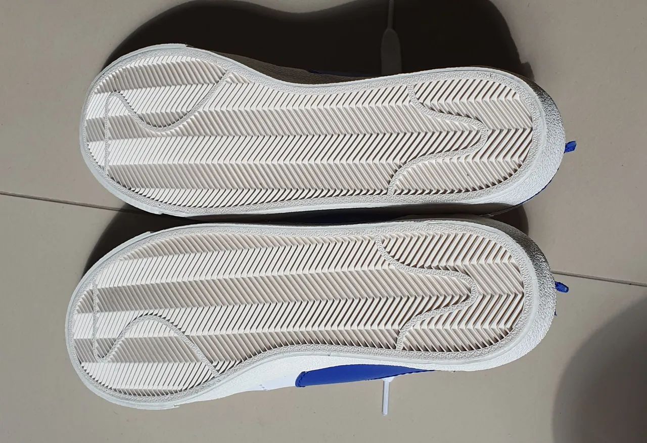 Tênis Nike Blazer Low '77 Branco e Azul tam 42 - Foto 4