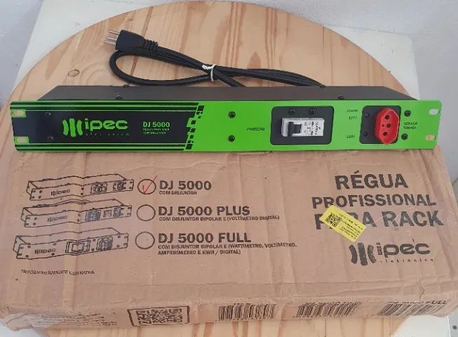 regua DJ 5000 com disjuntor
