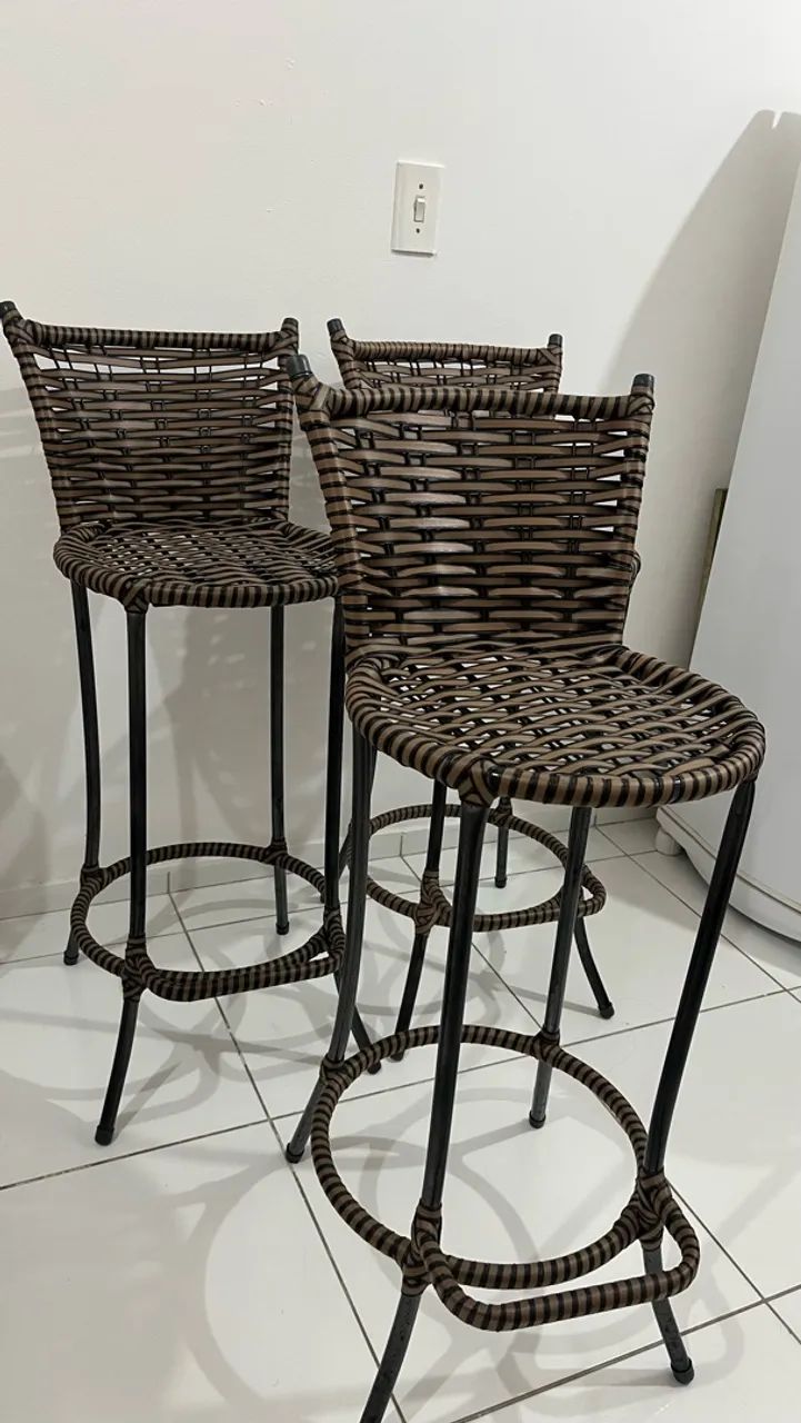 3 Banquetas - Cadeira alta  - Foto 3