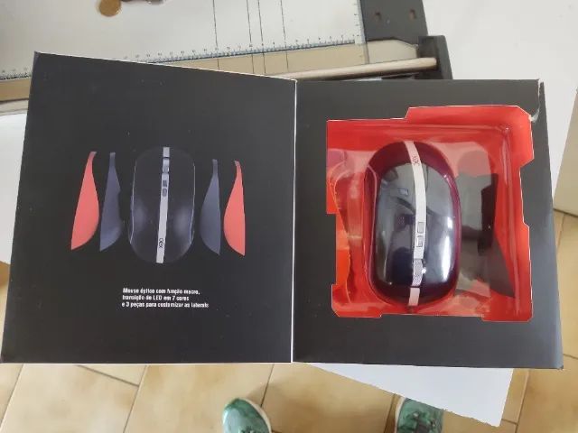 mouse oex game ms-310 novo 5000 dpi - Foto 2