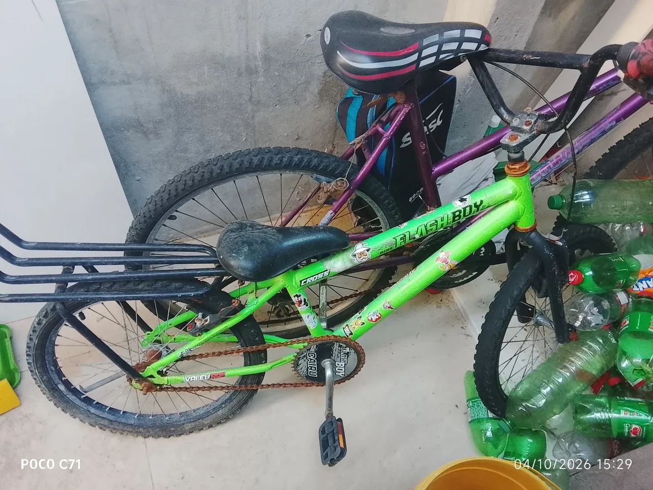 Bicicleta montadinha