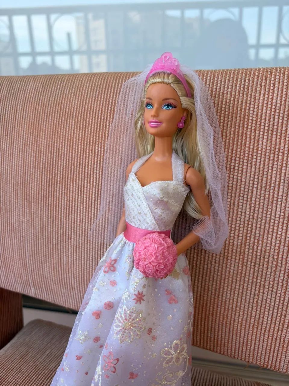 Barbie noiva vestido longo - Foto 4
