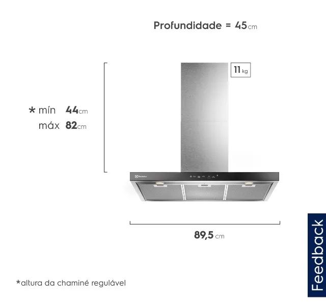 Coifa de parede electrolux NOVA - Foto 2
