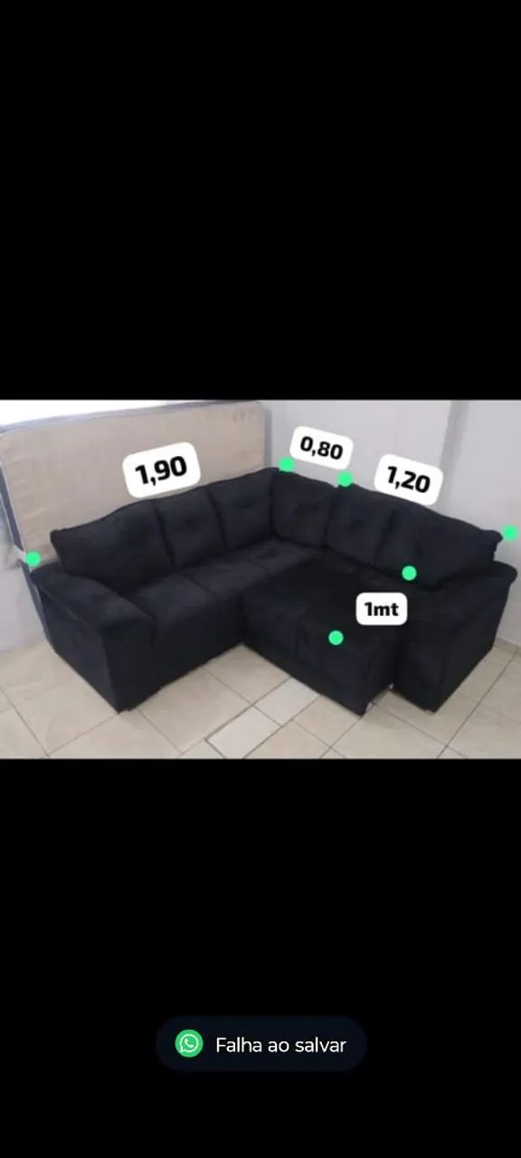 Vendo sofá de 5 lugares com acento retrátil  - Foto 2