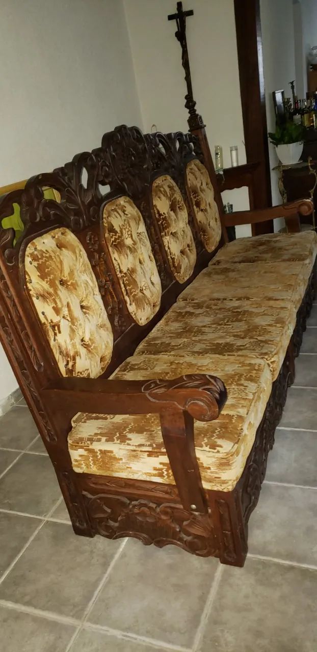 Conjunto de Sofa Colonial 65580434332801120