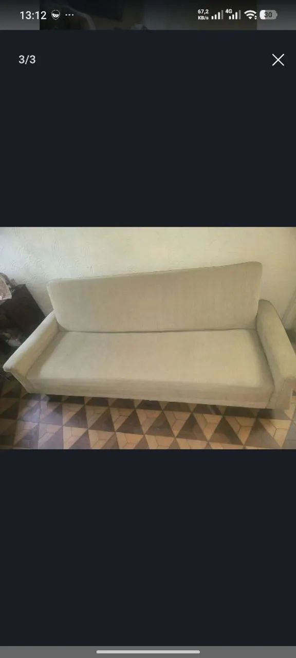SOFÁ-CAMA VINTAGE DÉCADA 60<br>DÉCADA DE 60  - Foto 2