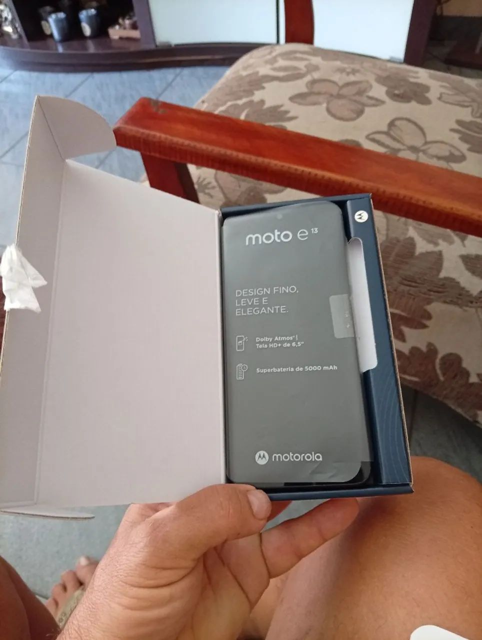 CELULAR MOTOE13 ORIGINAL SEMINOVO - Foto 2