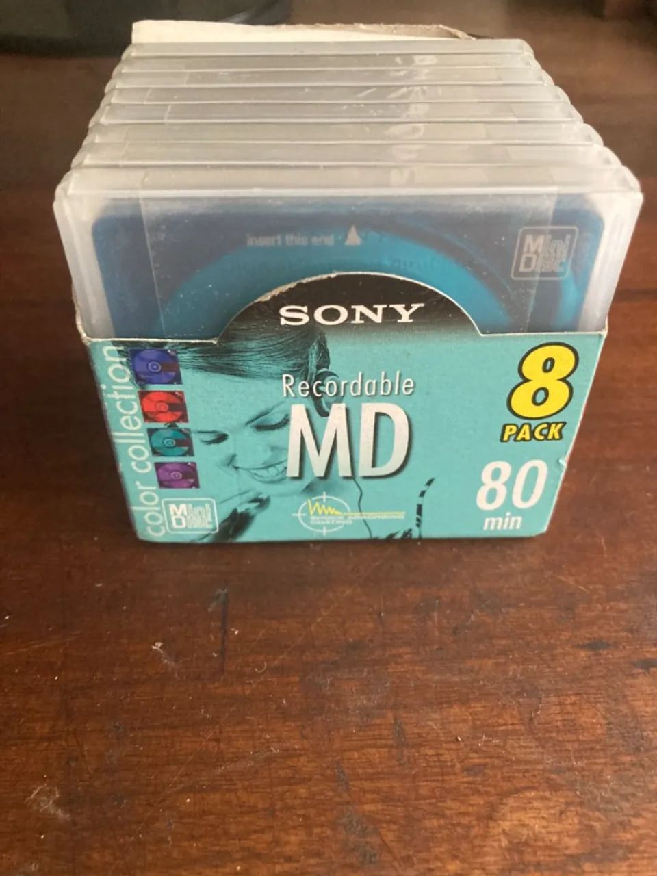 Mini Disc Sony 80 min novo - Foto 3