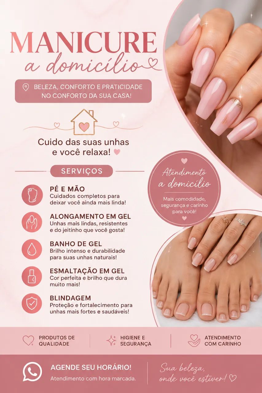 Manicure a domicílio 