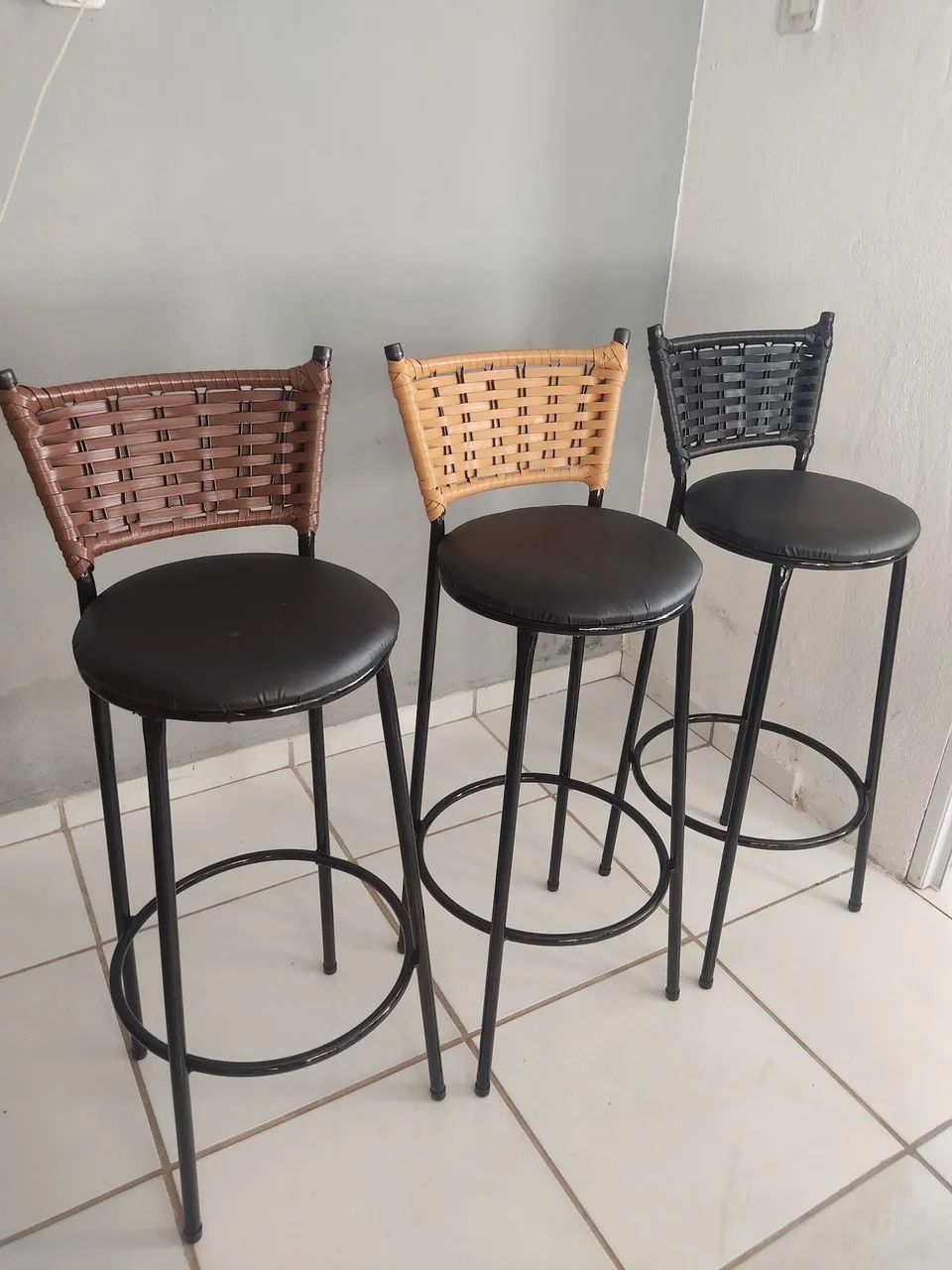 Banqueta Americana c/vime (Pronta entrega)