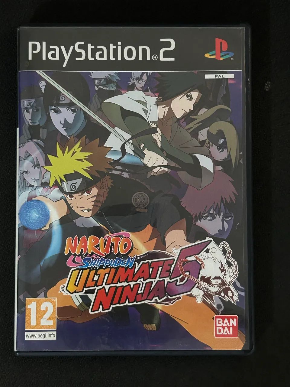 Naruto 5 com memory card de brinde 
