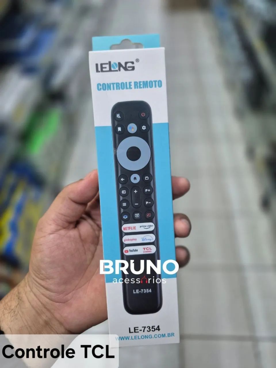Controle de TV SMART TCL