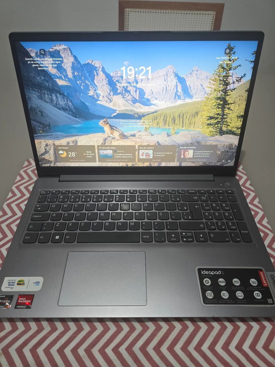 Notebook Lenovo Memória de 8GB / Armazenamento de 256GB - Foto 2