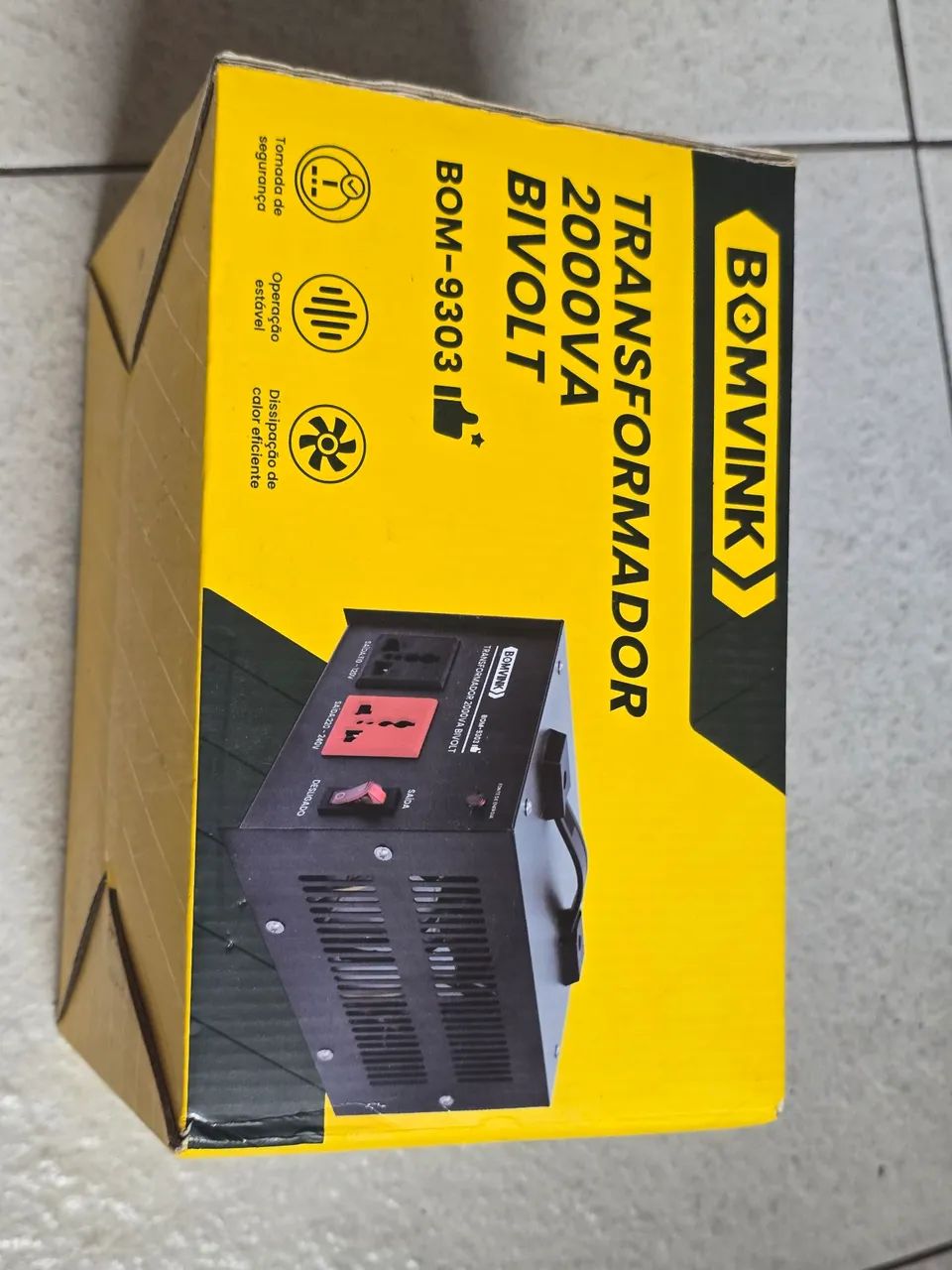 Transformador bivolt 110-220v ou 220-110v